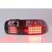 Honda Civic 92-95 Black Face LED Tail Lamp